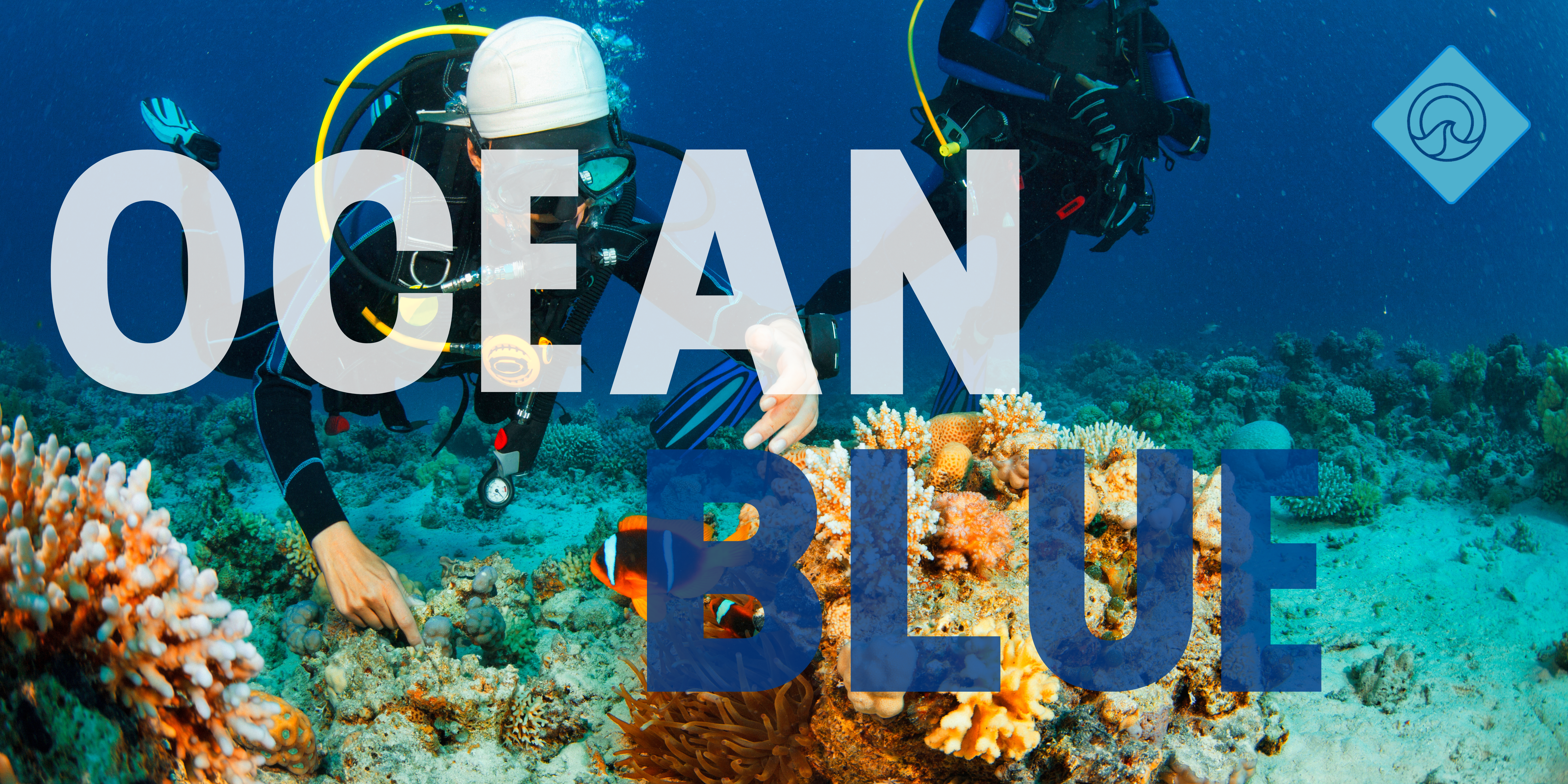 Bannière OceanBlue avec le logo